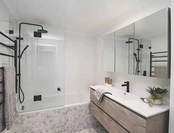 Modern Shower Renovation Castine ME